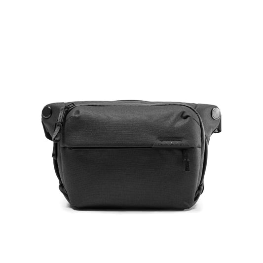 Peak Design Everyday Sling 3L, Black, Padded Adjustable Shoulder Strap for Crossbody or Waist Carry, FlexFold Divider, Ideal for Carrying Cameras or