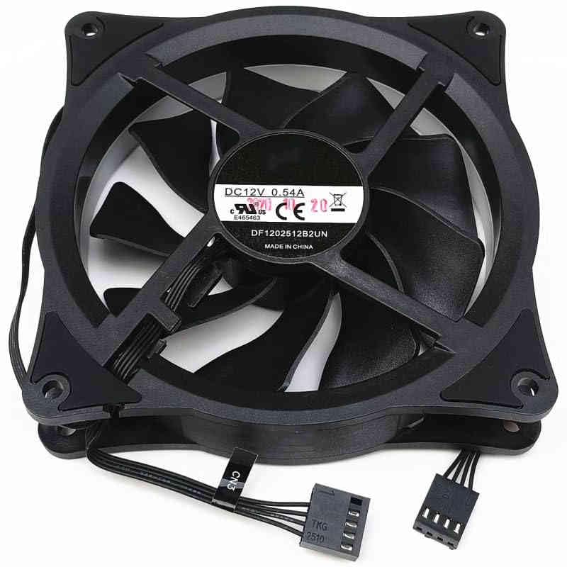 DF1202512B2UN 120X120X25MM 12V 0.54A Dual Colour Ball Cooling Fan