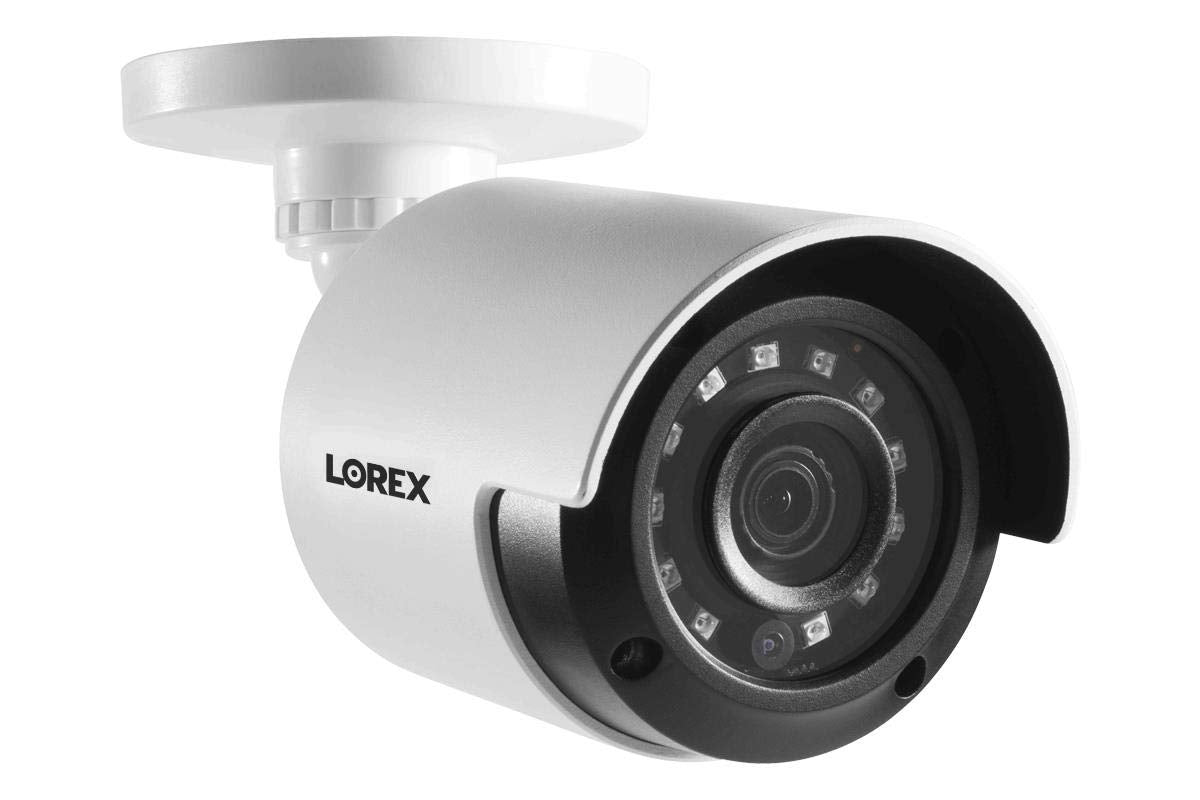 Lorex LBV2531 Indoor/Outdoor 1080p HD Analog Security Bullet Camera, 3.6mm, F1.6 Fixed, 130ft IR Night Vision, IP66, White (Renewed)
