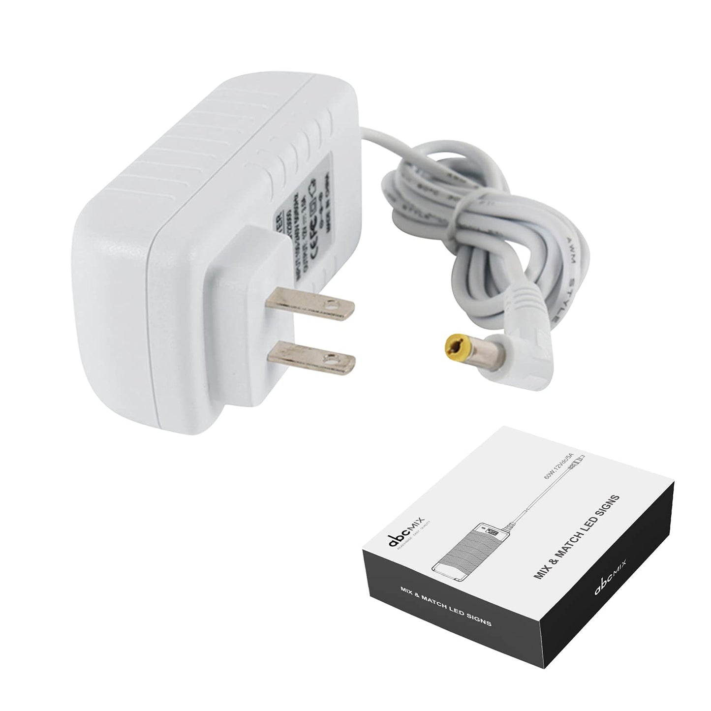 DC 12V 3A Power Adapter - Universal Switching Power Supply for LED Strips, CCTV, and More