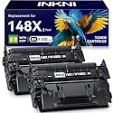 148X Black High Yield Toner Cartridge - with Chip Compatible Replacement for HP 148X 148A W1480X W1480A for HP LaserJet Pro MFP 4101fdw 4001dn 4001n