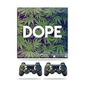 Skin Compatible with Sony Playstation 3 PS3 Slim + 2 Controllers - Dope | MightySkins Protective, Durable, and Unique Vinyl wrap Cover | Easy