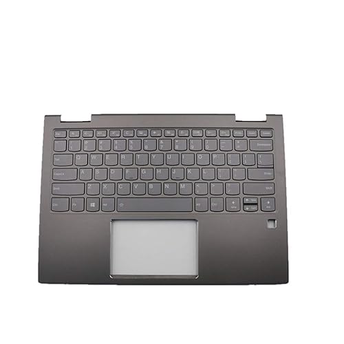 Replacement for Lenovo Yoga 730-13IKB 81CT Laptop Upper Case Palmrest Keyboard Assembly Part AM279000F20 5CB0Q95904 Top Cover Iron Grey