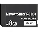 ShanVa Memory Stick PRO Duo 8 GB Mark 2 PSP Memory Stick Card, Classic PSP Memory Card for PSP 1000 2000 3000 and Cyber-Shot DSC, Alpha DSLR