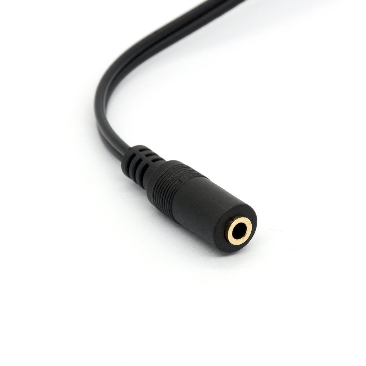 BSHTU 3.5mm Female to Dual RCA Phono Stereo Splitter Cable 3.5 Jack Socket to 2RCA Audio Adapter Extender Cord 8inch/20cm (2RCA Female)