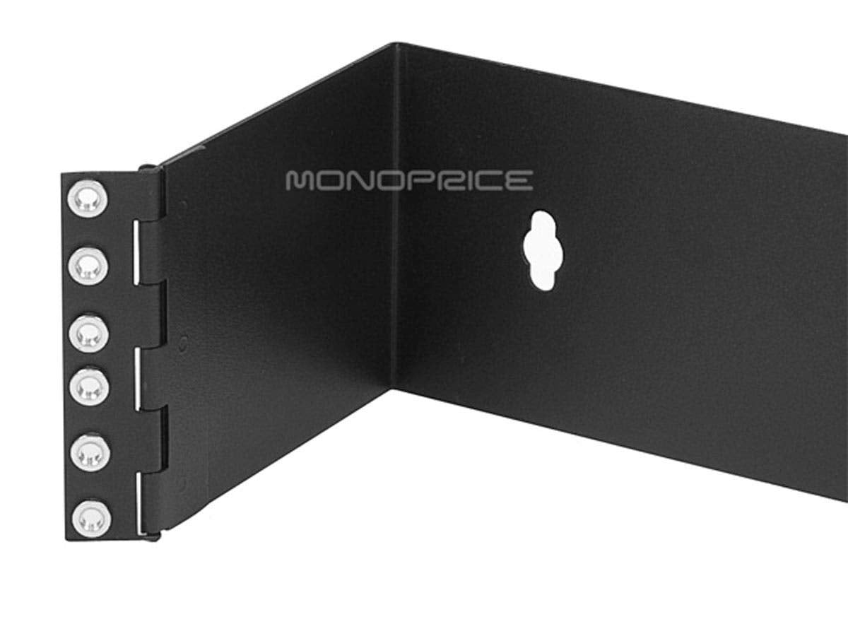 Monoprice 3.5 by 19 by 4-Inch 2U Wall Mount Bracket 108624