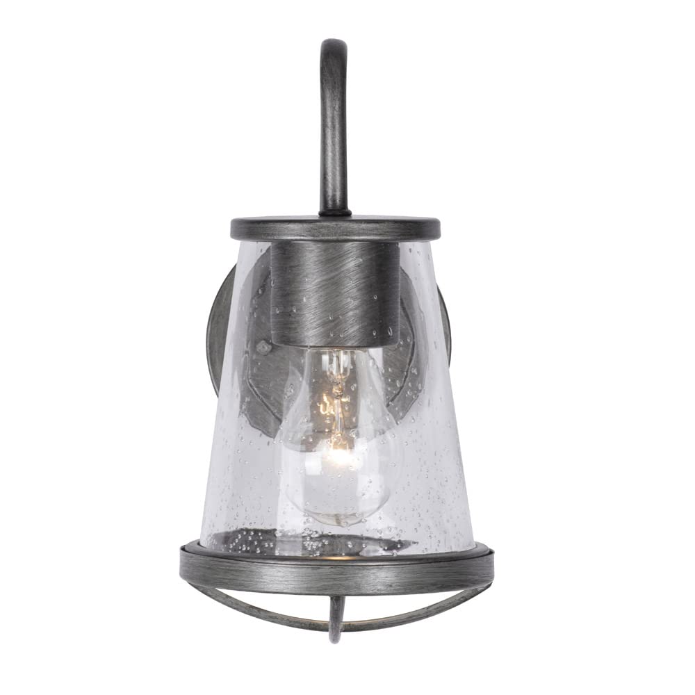 DESIGNERS FOUNTAIN Darby 1-Light Wall Sconce, Weathered Iron, 87001-WI