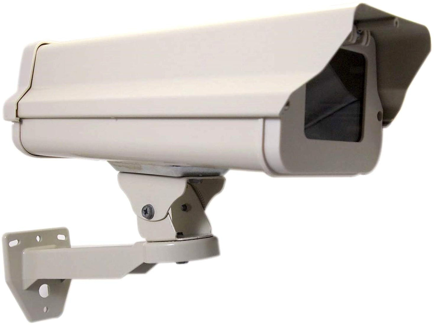 OdiySurveil 2 in One Aluminum Housing CCTV Security Surveillance Outdoor Camera Box Weatherproof Heavy Duty + Wall Mount Adjustable Mount Bracket Kit