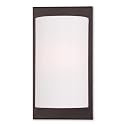 Livex Lighting 50860-07 Meridian 1-Light Wall Sconce, Bronze