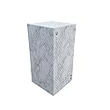 Carbon Fiber Gaming Skin Compatible with Microsoft Xbox Series X Digital Edition - Frost Marble - Premium 3M Vinyl Protective Wrap Decal Cover - Easy