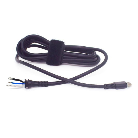 ELNONE USB C Cable Type-C to Open-end Cable 16AWG 1.8 Meter 6FT 9.5A Universal 3 Wires Charger Pigtail Cord Wire with Lock Slot for HP DELL Lenovo