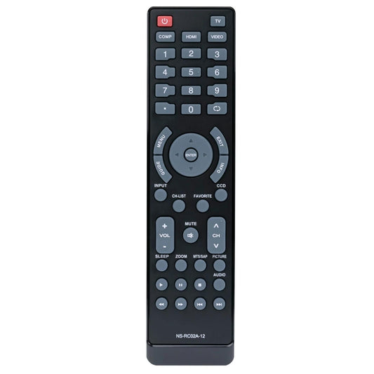 NS-RC02A-12 Remote Control for Insignia TV Remote, Used in The Living Room or Room, No Programming or Pairing Needed, Replacement tv Remote Compatible