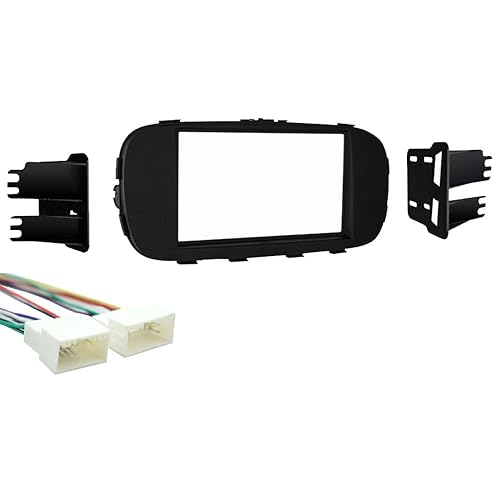 Harmony Audio Radio Install Bundle Fits Kia Soul 2014-2016 with Metra 95-7360B Double DIN Dash Kit