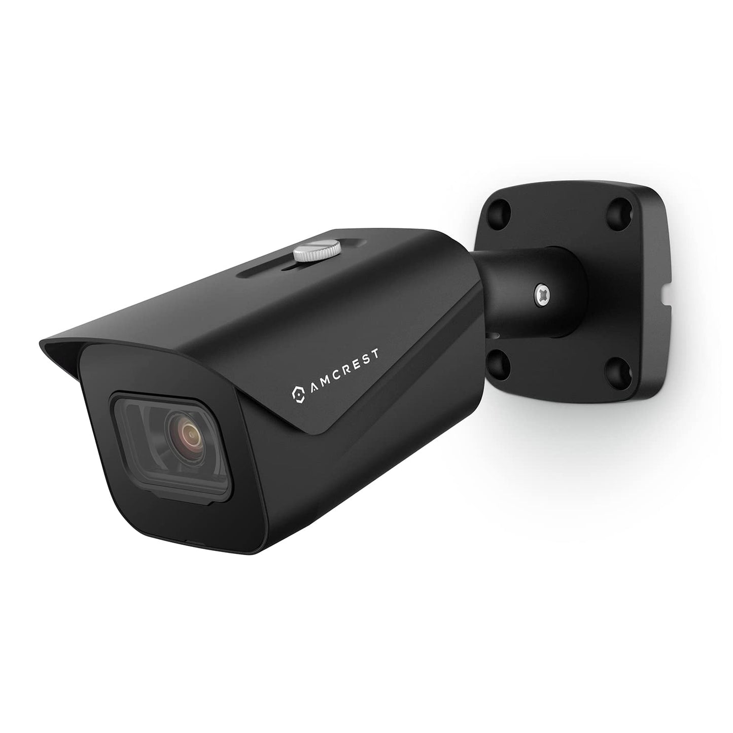 Amcrest UltraHD 4K (8MP) Outdoor Bullet Security IP POE Camera, 98ft NightVision, 2.8mm Lens, IP67 Weatherproof, 256GB MicroSD Recording, Black