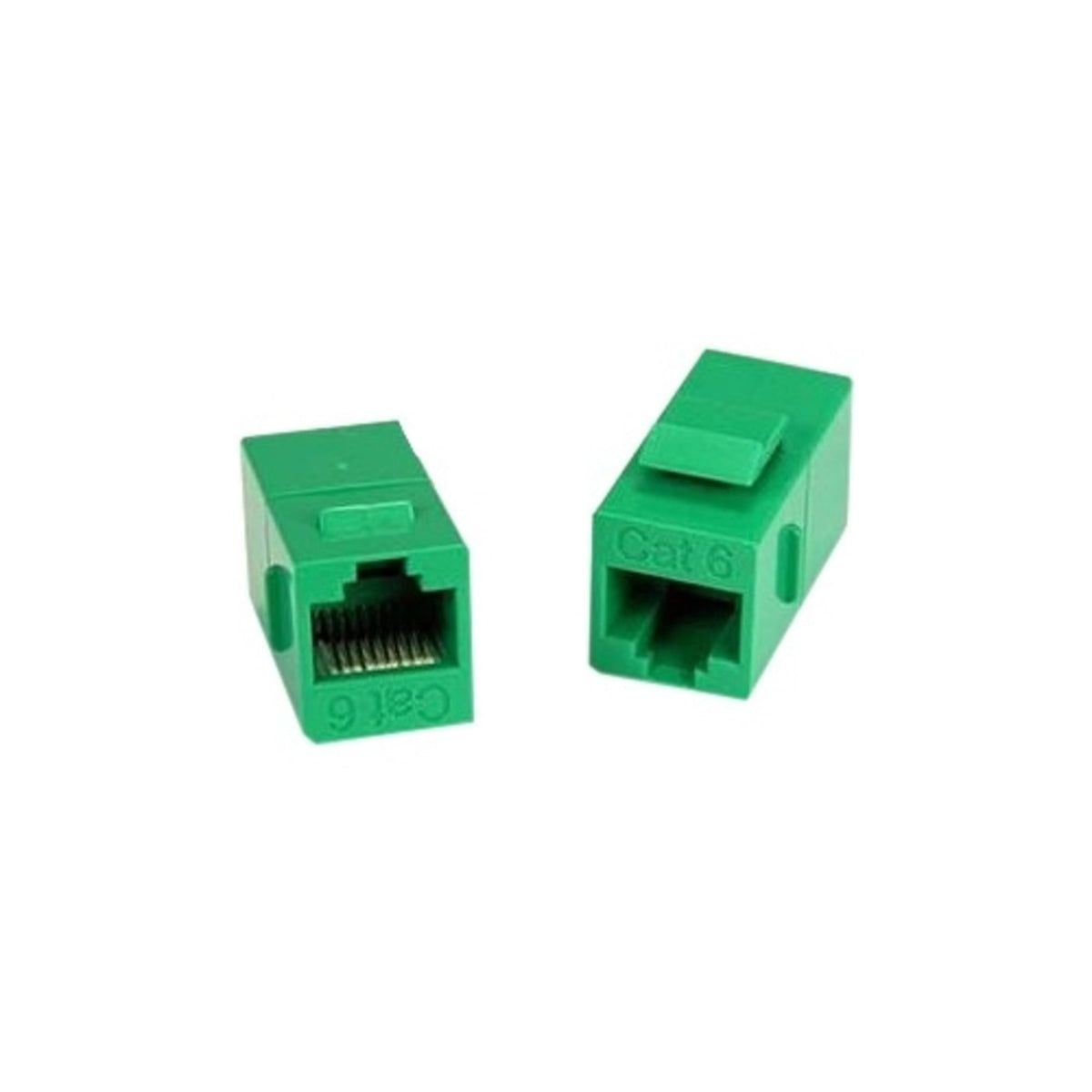 Unirise C6-CPLR-GRN CAT6 RJ45 KEYSTONE IN-LINE COUPLER, GRN