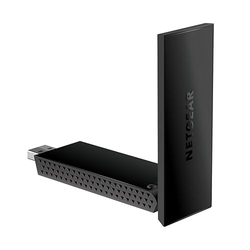 NETGEAR Nighthawk WiFi 6 USB 3.0 Adapter (A7500) - AX1800 Dual-Band Wireless Gigabit Speed (Up to 1.8Gbps) - Works with Any WiFi 6 or WiFi 5 Router Or