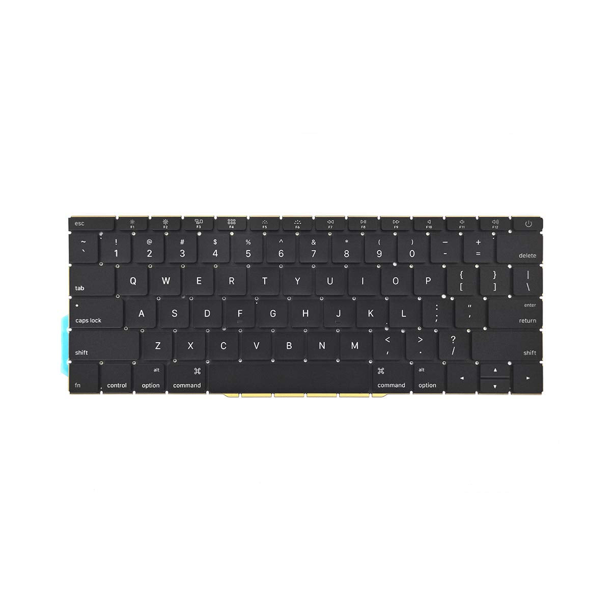 ICTION New Replacement US Layout Keyboard for MacBook Pro 13" inch A1708 Keyboard Late 2016 mid 2017 Year