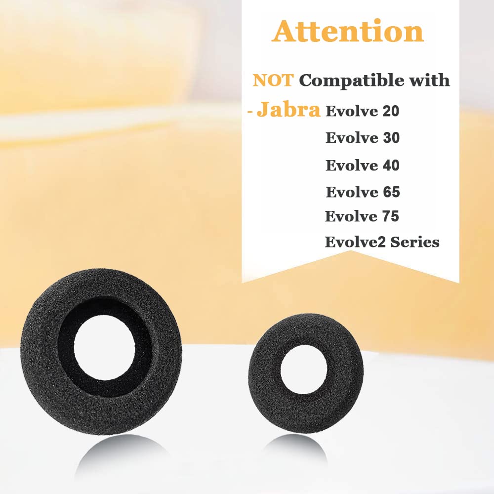 Ear Cushions for Plantronics Headset, Earpads Replacement Headphones Ear Pad Designed for Plantronics Blackwire C320 3210 3220 3320 HW251N HW261N
