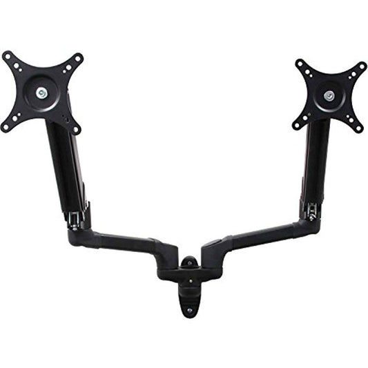Pegasus Dual LCD/LED Monitor Full Aluminum Gas Spring Arms Height Adjustable Universal 2 Screen Wall Mount