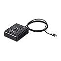Monoprice Heavy Duty Metal Surge Protector - 4 Outlet Power Strip, 180 Joules, UL Certified, 6 Feet Cable, Black