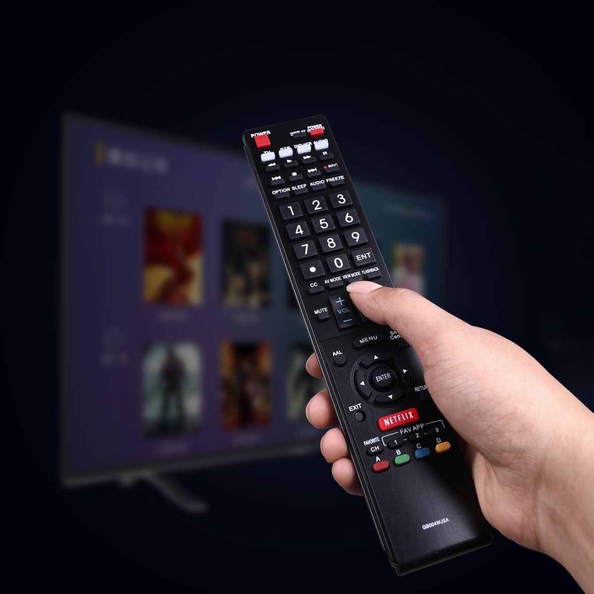 New TV Remote Control for All Sharp Brand TV Smart TV?Aquos TV