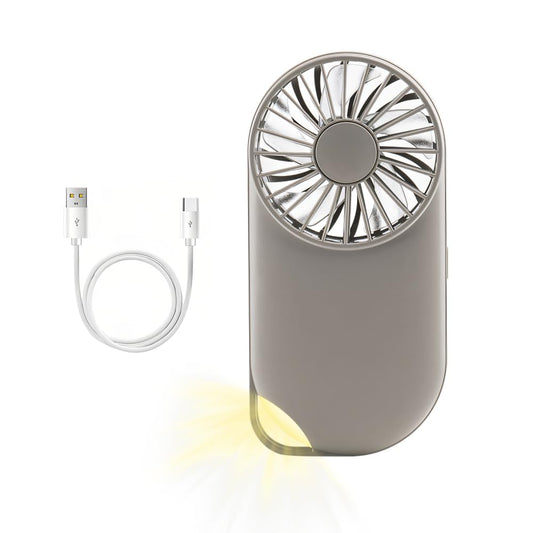 DONGKER USB Handheld Fan,4 Speed Personal Cooling Fan 1200mAh Battery for Summer, Travel, Bedroom, Car, Outdoor, Kitchen