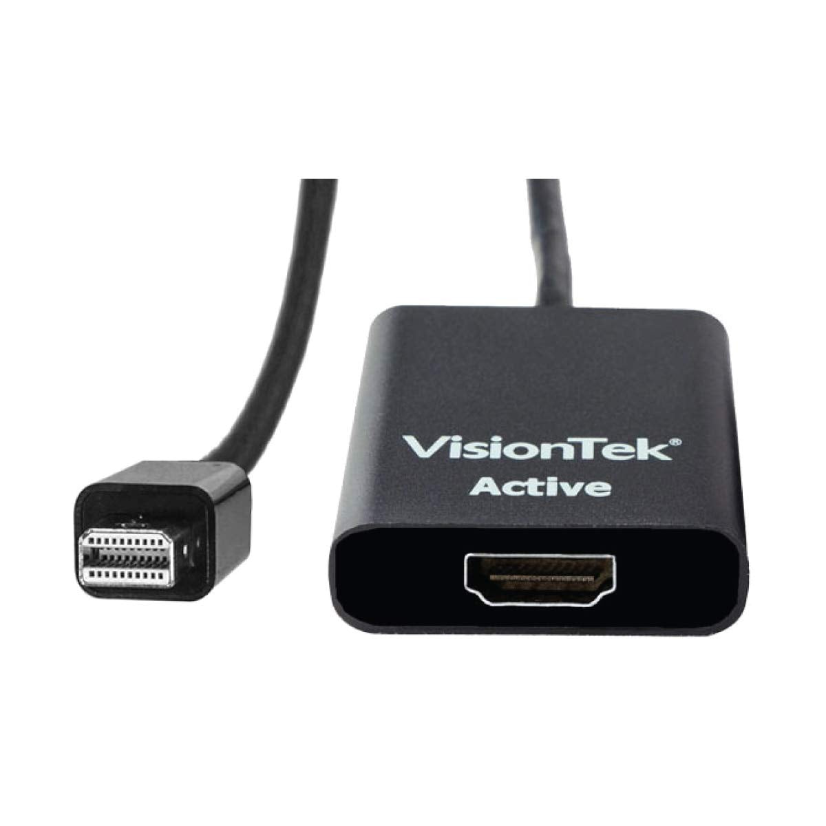VisionTek Mini DisplayPort to HDMI 4K Active Adapter, Male to Female, for MacBook Pro, Macbook Air, Mac Mini, Microsoft Surface Pro 3/4, Desktop