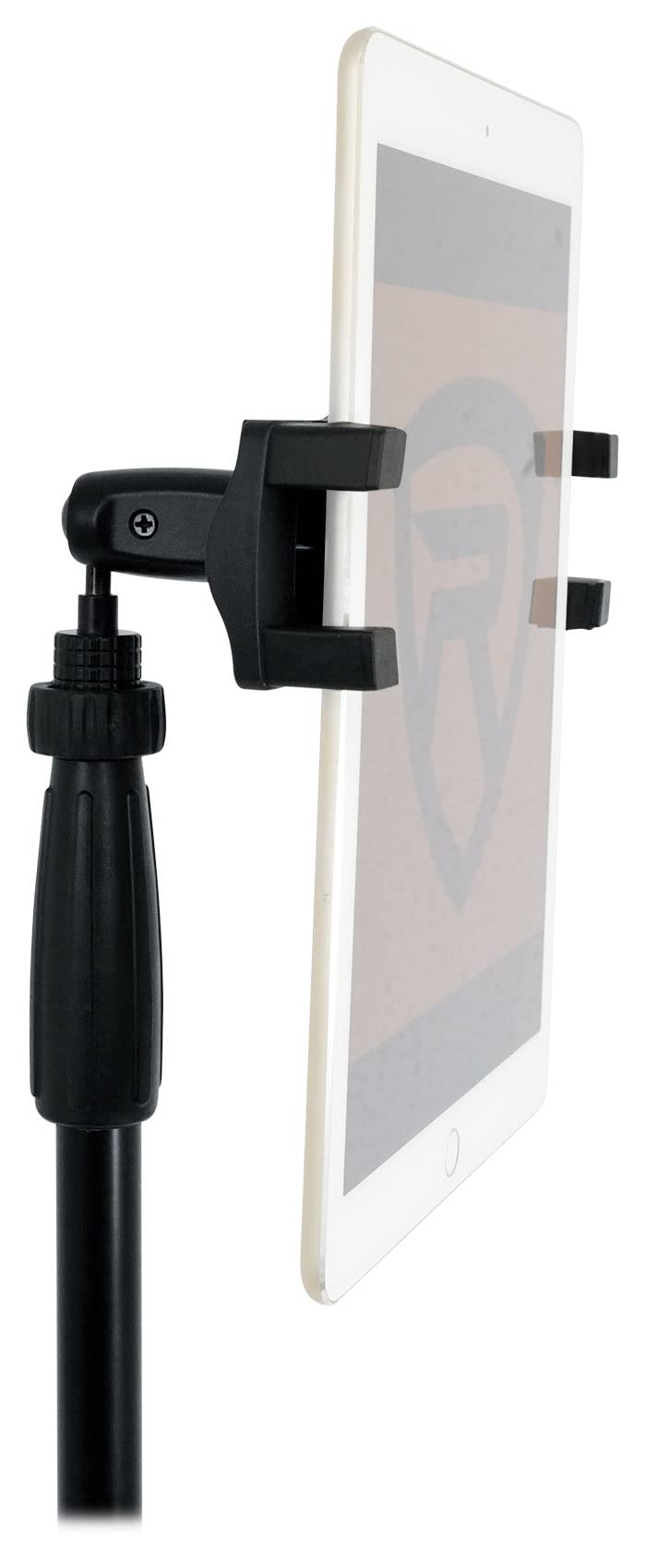 Rockville iStand 20 Adjustable Tripod Stand for Tablets and Smartphones, 360 degree Swivel, Steel Construction, Mic Clip Included, Fits iPhone, iPad