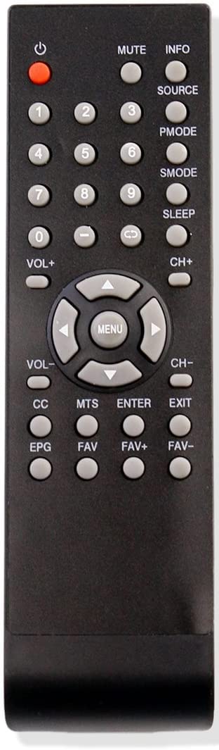 Remote Control Compatible with Curtis TV LCD2425A PLE 2694A PLCD3708A PLCD3271A PLCD3271AB