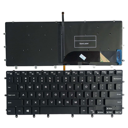 New Laptop Replacement Keyboard for Dell Inspiron 15 7558 7568 US Layout with Backlight