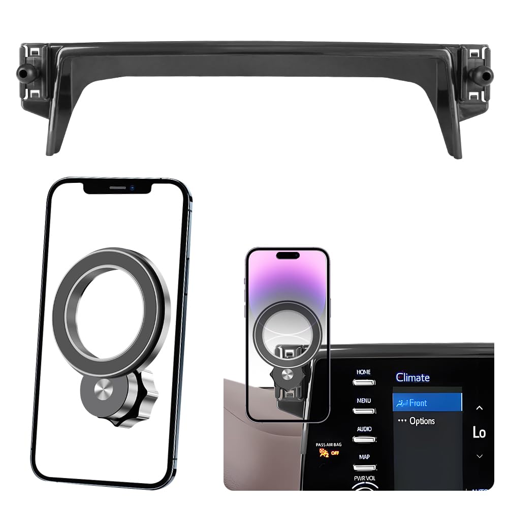 JIEZMO Car Magnetic Phone Mount for Toyota Sienna 2021 2022 2023 2024 Auto Interior Accessories Best Cellphone Holder Mobile Cradle Cell Phones