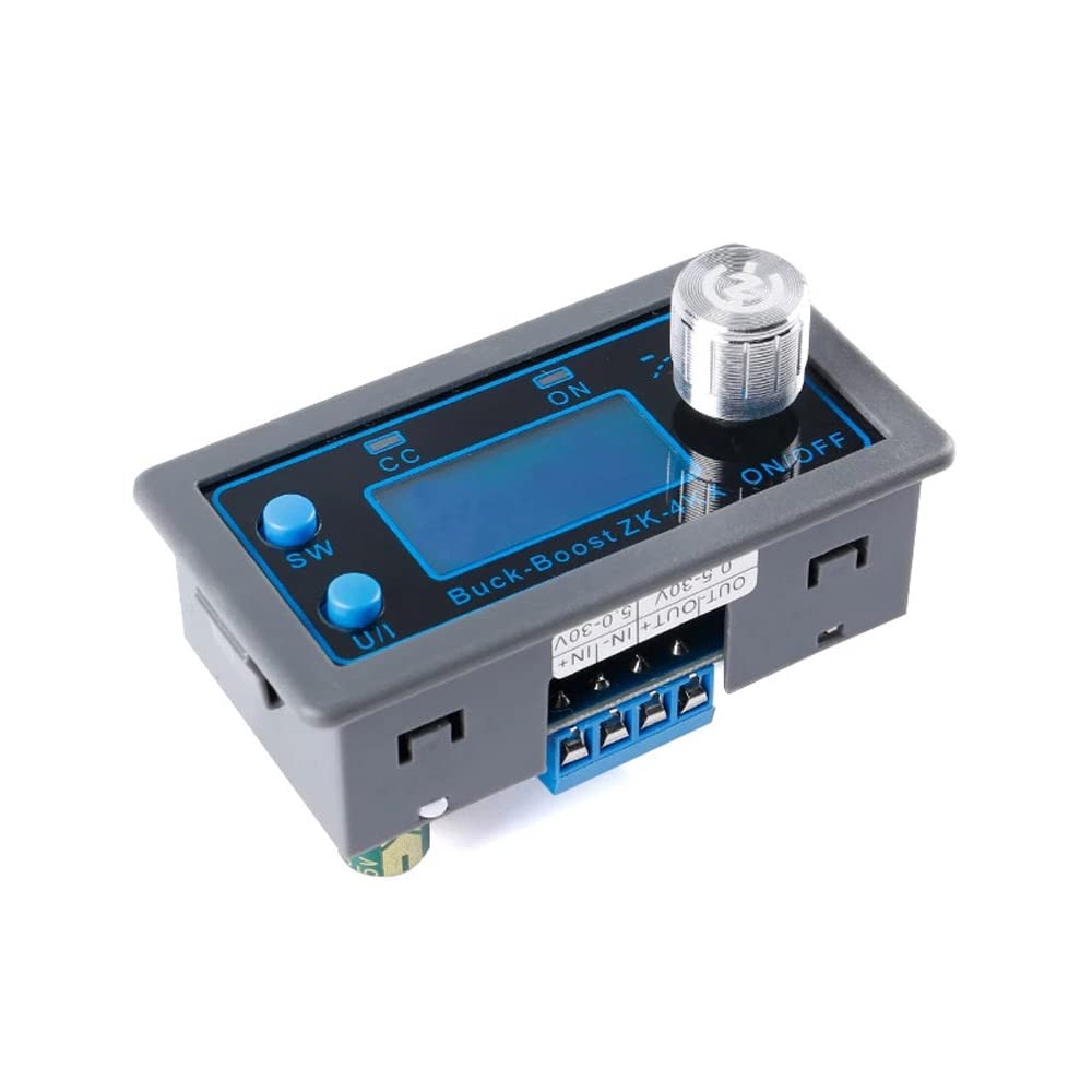 Rakstore ZK-4KX CNC DC DC Buck Boost Converter CC CV 0.5-30V 4A Power Module Adjustable Regulated Power Supply for Solar Battery Charging