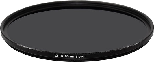 ICE CO Slim 95mm MC ND64 Filter Neutral Density ND 64 6 Stop 16 Layer Nano Multi-Coated Optical Glass