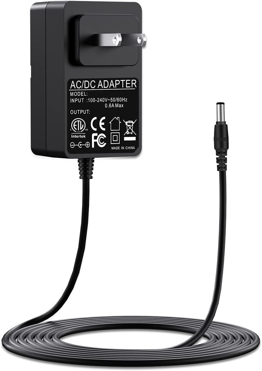 Replacement for Netgear Arlo Pro Base Station 12V AC Adapter Compatible with Arlo Pro 2 Base Station VMB3000 VMB4000 CM500-100NAS CM500 CM31T MS3530…