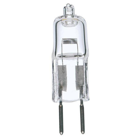 Satco S3160 35 Watt T4 Halogen, Clear, Bi Pin GY6.35 Base, 12 Volts (Pack of 10)