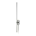 JONATHAN Y 27.25" Chrome 1-Light Modern Integrated LED Wall Sconce, Minimalist Plug-in Adjustable Bar Lamp for Bedroom Living Room, Dimmable Iron