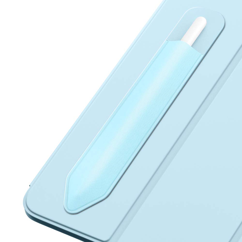 MoKo Pencil Holder Sticker Fit Apple Pencil Pro, Apple Pencil (USB-C), Apple Pencil 1st/2nd Generation, Elastic Pencil Pocket Pouch Adhesive Sleeve