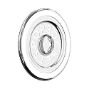 PopSockets Round Magnetic Base Only, Compatible with PopSockets Tops - Clear
