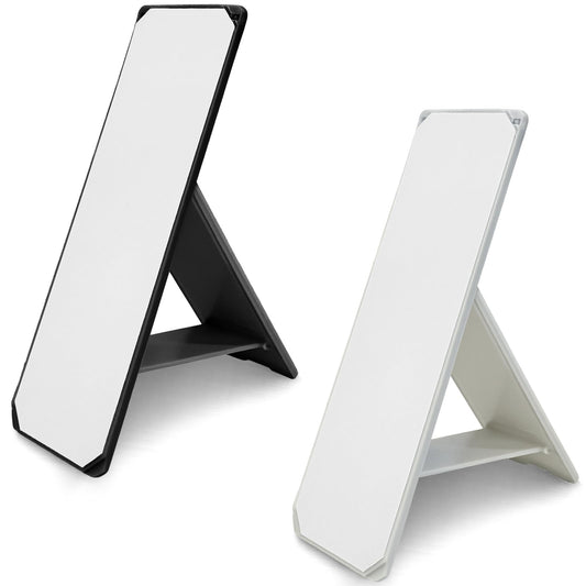 Attkryy 2 Pack Ultra-Slim Adhesive Foldable Phone & Tablet Stand, Two Adjustable Viewing Angles, Strong Back Adhesive, Portable & Lightweight