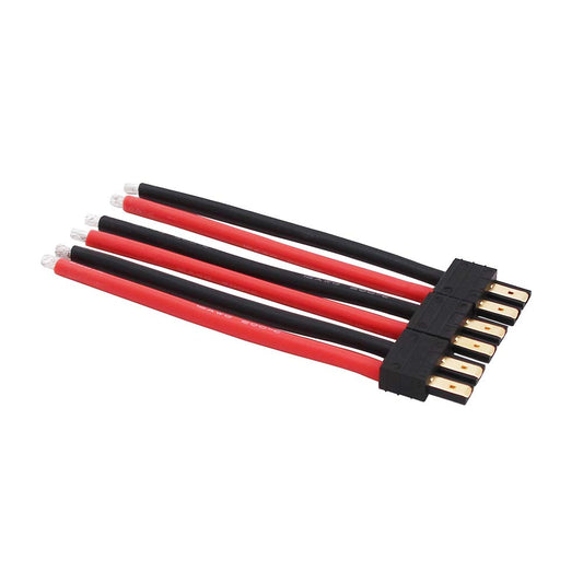BDHI 3pcs Compatible with TRX Male Connectors 10cm 12awg Wire for Turnigy/Zippy(B140-3)