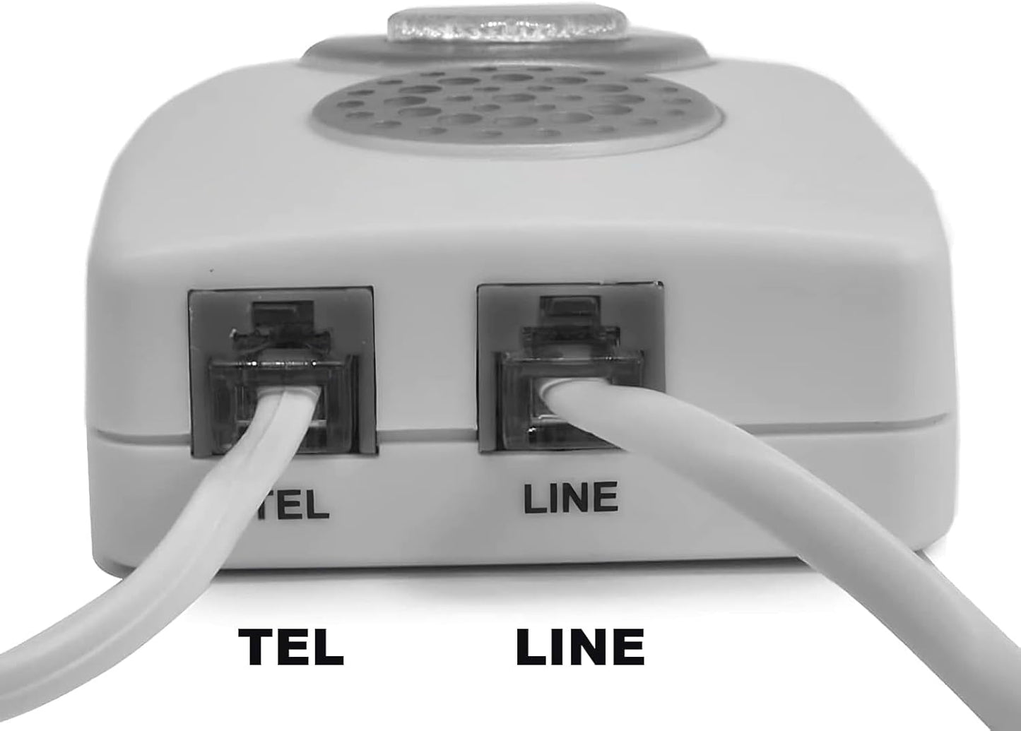 VOCA TA002 Telephone Ringer Amplifier with Flashing Light, up to 105dB, for Landline Phones, Wall Mountable, Ideal for Noisy and Hearing-Impaired