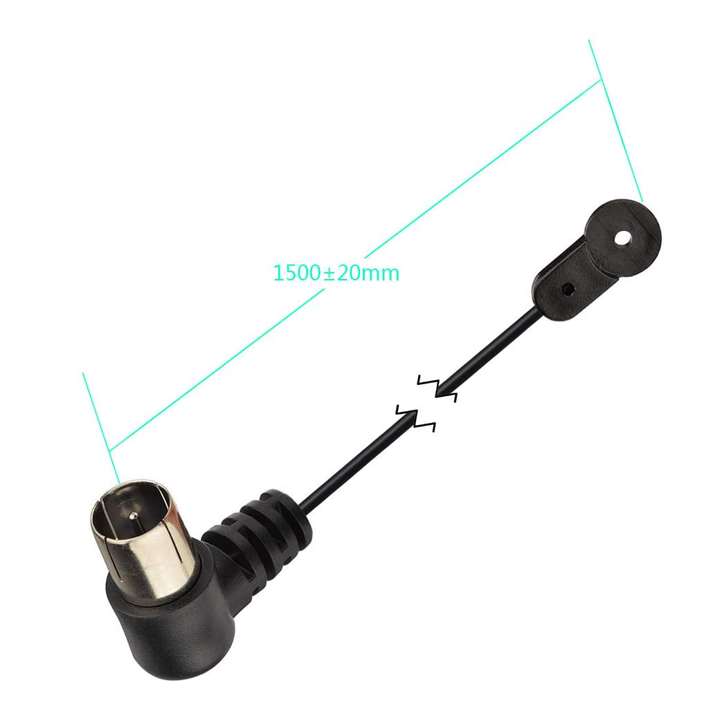 Bingfu FM Antenna 75 Ohm FM Antenna for Pioneer Onkyo Yamaha Marantz Bose Wave Music System Indoor Digital HD Radio FM Radio Bluetooth Stereo Receiver