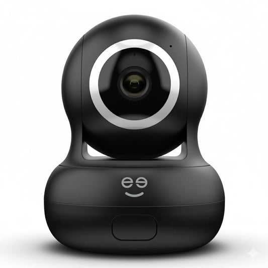 Geeni Sentinel Smart 2K Indoor Security Camera with Auto-Tracking - Dual-Band 2.4GHz & 5GHz WiFi, 2K HD Video, App & Voice Control, Motion Detection