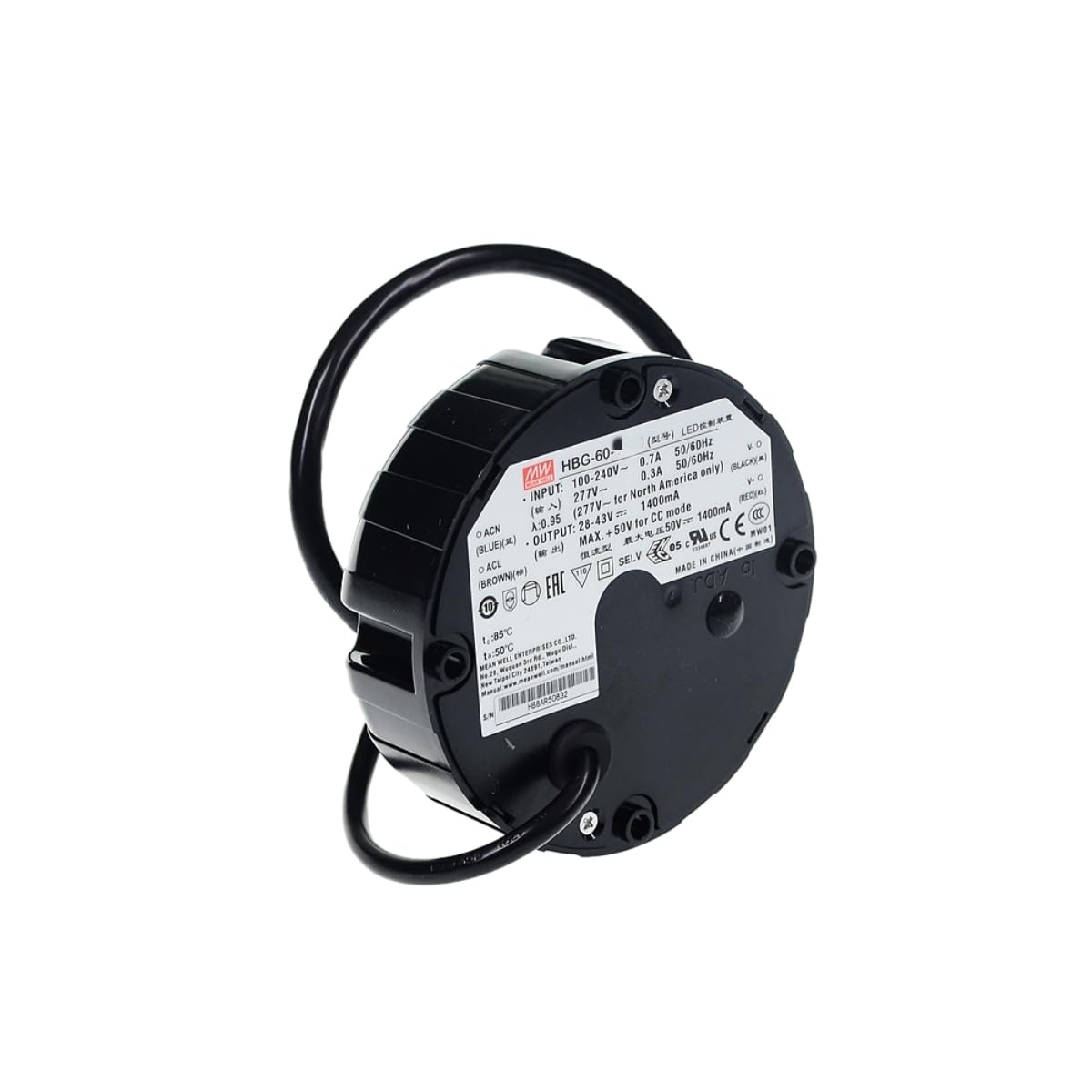 Mean Well HBG LED Driver? HBG-60-1400 60W 1400mA