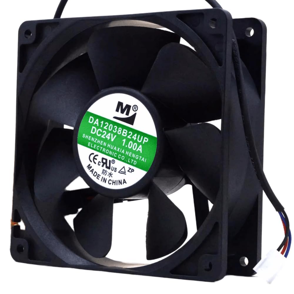 for DA12038B24UP 24V 1.00A 12038 12CM 120X120X38MM 3-Wire Cooling Fan