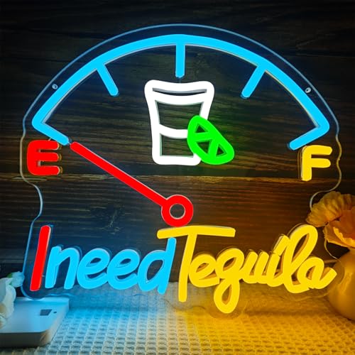 Tequila Neon Sign Dimmable Tequila Led Sign for Wall Decor tequila Led Night Up Sign for Man Cave Bar Wine Cellar Party Restaurant Christmas Gift
