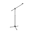 Hercules Stands MS632BPLUS Tripod Microphone Boom Stand
