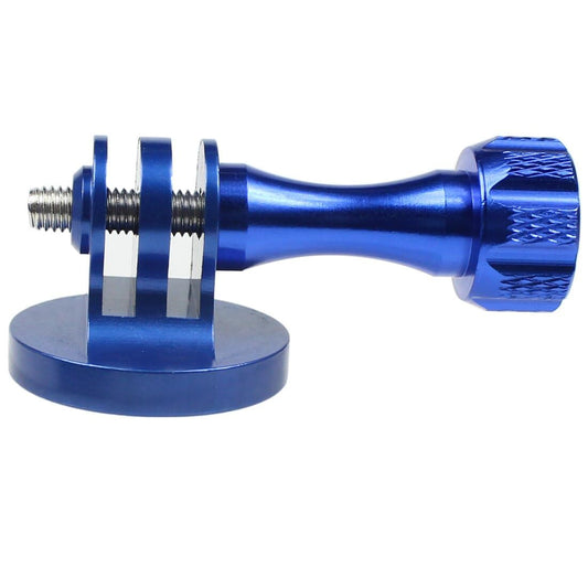 NovelGoal CNC Aluminium Small Tripod Mount Adapter with Thread Screw for HD Hero 13 9 8 7 6 5 4 Session 2 3 Action Cameras (Blue Set)