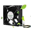 Computer CPU Cooling Fans, 12V Computer Fans,80 mm 4 Pin Ball Bearing Computer Case Fans,Ultra Low Noise Cooler Silent Cooler,Support PWM