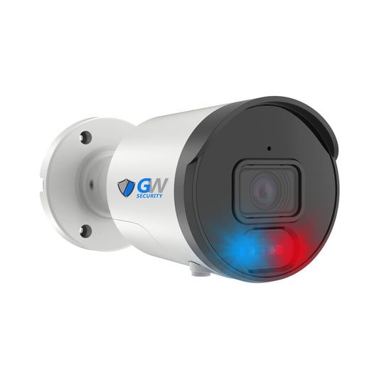 GW Security 4K 8MP 2-Way Audio Spotlight Color Night Vision Outdoor/Indoor PoE IP Bullet Security Camera (GW8539DFIP)